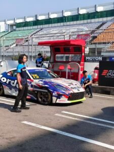 Barbaro CAC Racing Toyota GR86 #75 in pit lane
